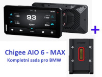 Chigee AIO-6 Max Play for BMW – „Apple CarPlay / Android Auto - zrcadlení telefonu s ovládáním z řídítek