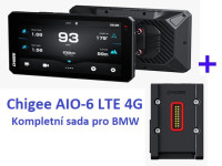Chigee AIO-6 LTE 4G Play for BMW – „Apple CarPlay / Android Auto - zrcadlení telefonu s ovládáním z řídítek