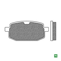 Brzdové destičky, NEWFREN (směs SCOOTER ELITE ORGANIC) 2 ks v balení