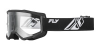 Brýle FOCUS, FLY RACING - USA (černá/bílá - čiré plexi)