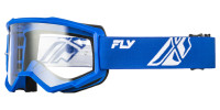 Brýle FOCUS, FLY RACING - USA (modré/bílé - čiré plexi)
