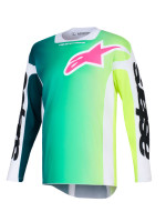 Dres RACER PORTL, ALPINESTARS (zelená/bílá/černá) 2026