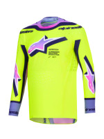 Dres SUPERTECH VISTA, ALPINESTARS (žlutá fluo/fialová/černá) 2026