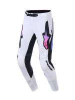 Kalhoty SUPERTECH PRO VISTA, ALPINESTARS (bílá/fialová/černá) 2026