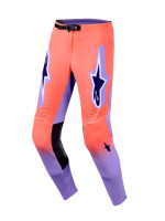 Kalhoty SUPERTECH SCENZ, ALPINESTARS (oranžová korálová/fialová) 2026