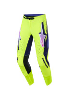 Kalhoty SUPERTECH VISTA, ALPINESTARS (žlutá fluo/fialová/černá) 2026