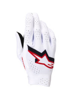 Rukavice SUPERTECH MX, ALPINESTARS (bílá/černá/červená) 2026
