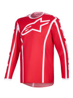 Dres FLUID APEX, ALPINESTARS (červená/bílá) 2026