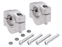 Zvýšení řidítek Hepco Becker +20 mm stříbrné pro Honda NT 1100 (25-) 