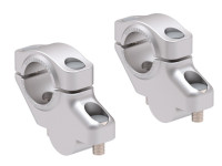 Zvýšení řidítek Hepco Becker +30 mm nahoru, 21 mm dozadu, stříbrné pro Honda NT 1100 (25-) 