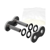 Spojka řetězu 525X1R3, JT CHAINS (barva černá, nýtovací, typ RIVET)