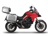 Kompletní sada hliníkových kufrů SHAD TERRA, 37L topcase 36L/36L boční kufry, včetně montážní sady a plotny SHAD DUCATI MULTISTRADA 950 / 1200 / 1260