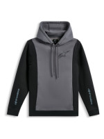 Mikina IGNITE HOODIE, ALPINESTARS (šedá/černá)
