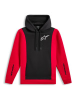 Mikina IGNITE HOODIE, ALPINESTARS (černá/červená)