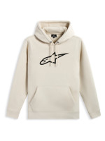 Mikina AGELESS HOODIE 3, ALPINESTARS (bílá off white/černá)