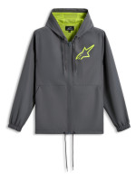 Bunda SPEEDER CHROMIUM WINDBREAKER, ALPINESTARS (šedá/žlutá fluo)