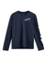 Triko TRACKSIDE CSF dlouhý rukáv, ALPINESTARS (modrá)