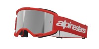 Brýle VISION 3 WORDMARK, ALPINESTARS (červená, zrcadlové stříbrné plexi) 2026