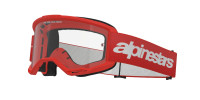 Brýle VISION 3 WORDMARK, ALPINESTARS (červená, čiré plexi) 2026