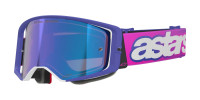 Brýle SUPERTECH VISION VISTA, ALPINESTARS (fialová/růžová fluo, zrcadlové modré plexi) 2026