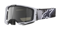 Brýle VISION 8 LAHND, ALPINESTARS (bílá/černá, zrcadlové stříbrné plexi) 2026