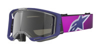 Brýle VISION 8 CORP, ALPINESTARS (fialová/čirá, zrcadlové stříbrné plexi) 2026