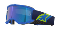 Brýle VISION 5 CORP, ALPINESTARS (modrá/žlutá fluo/černá, zrcadlové modré plexi) 2026