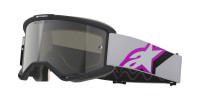 Brýle VISION 5 CORP, ALPINESTARS (černá/šedá/fialová/bílá, zrcadlové stříbrné plexi) 2026