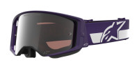 Brýle SUPERTECH VISION HUNTA96 XXV, ALPINESTARS (fialová/bílá, zrcadlové stříbrné plexi) 2026