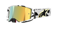 Brýle SUPERTECH CORP, ALPINESTARS (bílá/zlatá, zrcadlové zlaté plexi) 2026