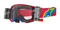 Brýle SUPERTECH CORP ROLL-OFF WIDE VISION, ALPINESTARS (červená/modrá, čiré plexi a roll-off systém) 2026