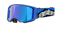 Brýle SUPERTECH STREAM, ALPINESTARS (modrá, zrcadlové modré plexi) 2026