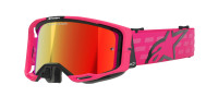 Brýle VISION 8 CORP, ALPINESTARS (růžová, zrcadlové červené plexi) 2026