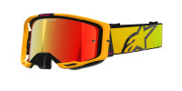 Brýle VISION 8 CORP, ALPINESTARS (žlutá/růžová, zrcadlové červené plexi) 2026