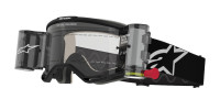Brýle VISION 5 CORP ROLL-OFF WIDE VISION, ALPINESTARS (černá, čiré plexi a roll-off systém) 2026
