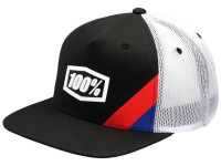 Kšiltovka Cornerstone Trucker, 100% (černá/bílá)