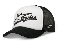 Kšiltovka LOS ANGELES FOAM TRUCKER HAT, ALPINESTARS (bílá/černá)