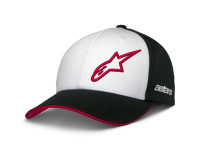 Kšiltovka SESSIONIZED, ALPINESTARS (bílá/černá/červená)