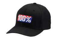 Kšiltovka 100% - CLASSIC Flexfit černá