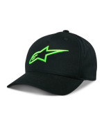 Kšiltovka AGELESS SNAPBACK, ALPINESTARS (černá/zelená)