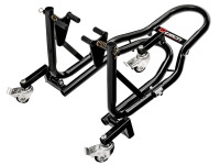 Pojízdný stojan na motocykl přední, Q-TECH (černý)