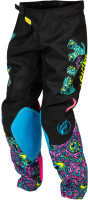 Kalhoty KINETIC MUTANT, FLY RACING - USA dětské 2026 (černá/ multi color)