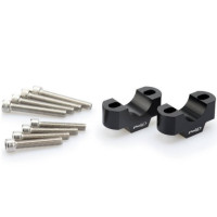 Zvyšující klemy řidítek Puig 20/29mm 3740N černá
