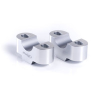 Zvyšující klemy řidítek Puig 20/22mm 3671P stříbrná