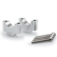 Zvyšující klemy řidítek Puig 30/32mm 20309P stříbrná