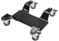  EXTRA HD pojízdná podložka pod hlavní stojan, Q-TECH (nosnost 400 kg, černá)