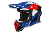 Přilba AVIATOR ACE 2 Shield, AIROH (modro-červená lesklá) 2026