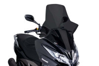 Plexi štít PUIG V-TECH LINE TOURING 7020F tmavě kouřový Kawasaki J125/J300 2014-2021
