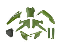 Sada plastů 7 dílů TRIUMPH, RTECH (zelená navy)