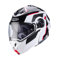 Helma na moto Caberg Duke Evo Move white/black/red